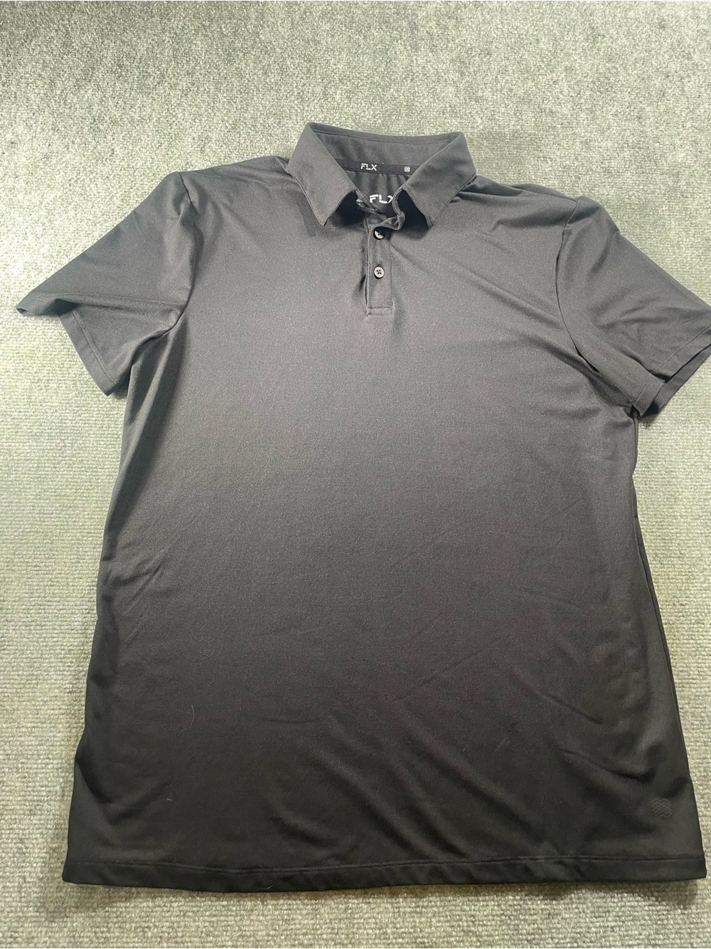 FLX Men’s Black Performance Polo